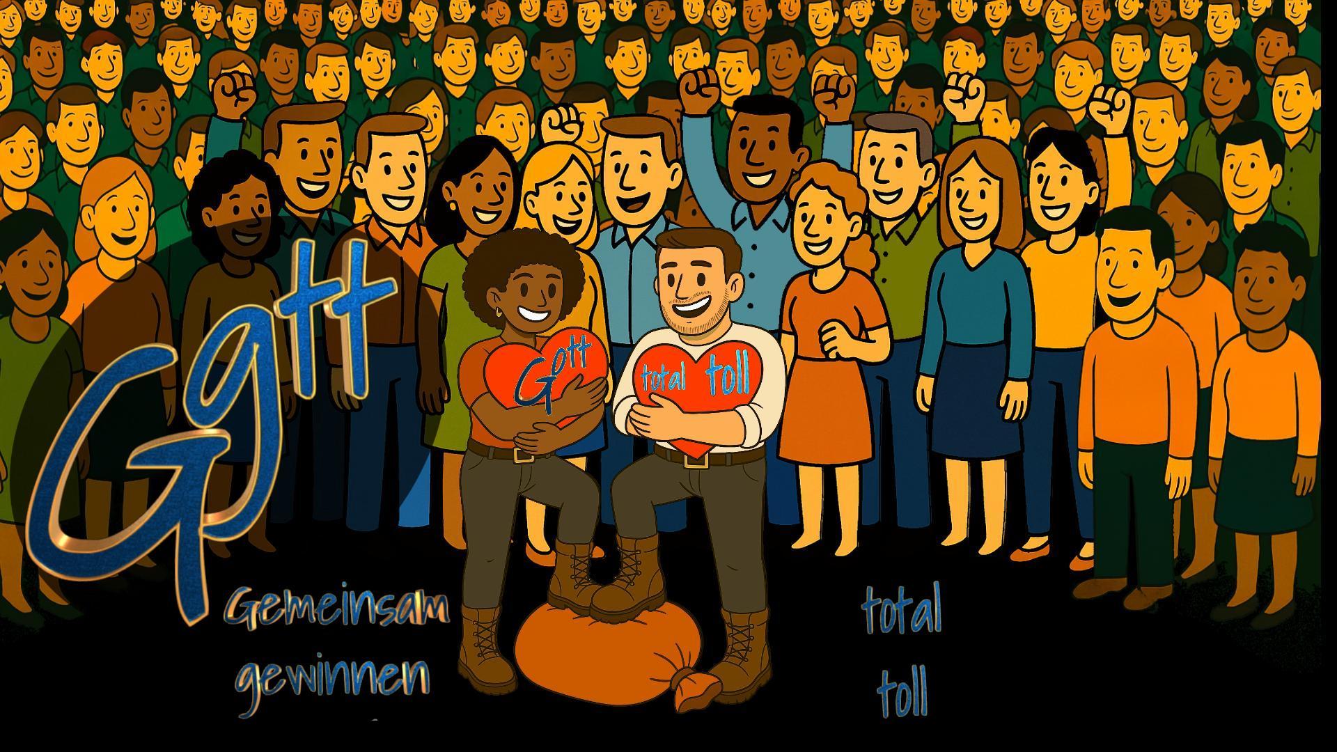 Gemeinsam gewinnen ist total toll